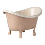 Maileg Kovová vana pro myšky Maileg – Rose, béžová barva, kov