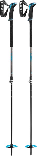 Skialpové hole LEKI Guide Lite 2, silvergray/petrol/black, 110-145