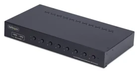 StarTech 8-portový KVM přepínač DisplayPort / KVM přepínač / DisplayPort 1.2 / 4K 60Hz / USB / 1U rack (R8AD122-KVM-SWITCH)