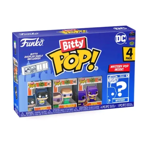 Funko Bitty POP DC- Batman Adam West 4PK