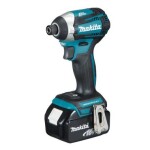 Makita DTD154RTJ / Aku Rázový utahovák / 18V / 2x5.0Ah / 3600 ot-min / 3800 úderů-min / 175Nm (DTD154RTJ)