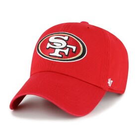 47 Brand Pánská kšiltovka San Francisco 49ers NFL Clean Up Adjustable