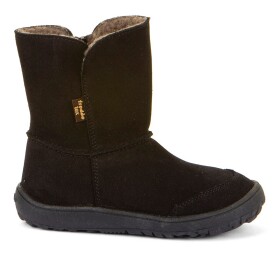 Dětské zimní barefoot boty TEX SUEDE Black, Froddo, G3160238-4, černá - 29