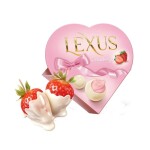 Lexus Bonboniéra s příchutí jahod srdce 110g