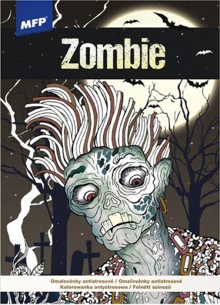 Omalovánky antistresové Zombie 210x290mm/32