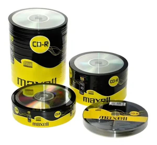 Maxell CD-R 700MB / Optický disk / 52x / 80 min / 50 ks (628523.40.AS)