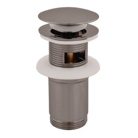 RAV Slezák - Výpusť umyvadlová CLICK-CLACK 5/4", Metal Grey - lesklá MD0484MGL MD0484MGL