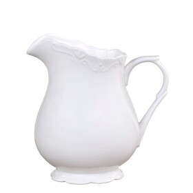 Chic Antique Džbán Provence 1 l, bílá barva, porcelán