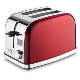 PHILCO PHTA 4016 červeno-stříbrná / Topinkovač / 2 topinky / 950 W (8590669285716)