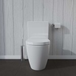 DURAVIT - ME by Starck WC kombi mísa, Vario odpad, bílá 2170090000