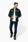 Kariban K 579 Flanelová košile s sherpa fleecovou podšívkou 20.K579 red/navy XXL