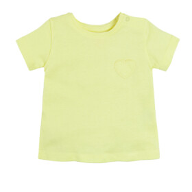 Basic tričko s krátkým rukávem- žluté - 62 YELLOW