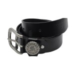 Bushman Kožený opasek Bottle Belt III, černý 115