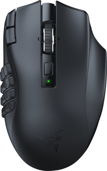 Razer Naga V2 HyperSpeed černá / Bezdrátová myš / optická / 30000 DPI / 21 tlačítek / USB / Bluetooth (RZ01-03600100-R3G1)