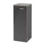 VILLEROY & BOCH - Avento Boční skříňka, 35x89x37 cm, 1 dvířka, Crystal Grey A89501B1