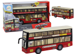 Mamido Městský dvoupatrový autobus 1:16 červený