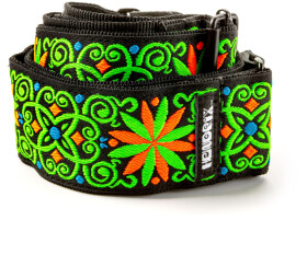 Dunlop Jimi Hendrix Blacklight Fillmore Green Strap