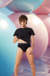 Pánské tričko EVER Ease O-Neck - BLACK - černé 0004 - SLOGGI BLACK XXL