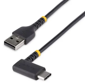 StarTech USB-A na USB-C 15cm, pravoúhlý / Nabíjecí kabel / USB 2.0 / Heavy Duty odolná konstrukce (R2ACR-15C-USB-CABLE)