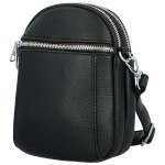 Trendy dámská koženková crossbody kabelka Kirké, černá