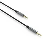 FIXED Link Space Gray / Audio kabel / 3,5mm jack - 3,5mm jack / opletený / 1,5 m (FIXA-JJ15-GR)