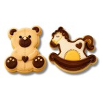 Dortisimo Sada vykrajovátek Medvídek a houpací koník (2 ks)