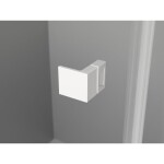 MEXEN/S - Lunar T sprchový kout dveře křídlové pravá 100 x 110, transparent, bílá 834T-100-110-20-00-P