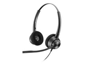 Poly EncorePro 350 černá / Náhlavní souprava / mikrofon / dvě sluchátka / USB-A (767G0AA)