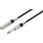 Monacor MCC-102/SW audio propojovací kabel [1x jack zástrčka 6,3 mm (stereo) - 1x jack zástrčka 6,3 mm (stereo)] 1 m čer