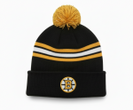 Fanatics Dámská zimní čepice Boston Bruins NHL Authentic Pro W/Cap Cuffed Pom Beanie