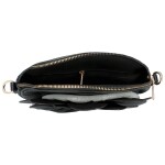 Luxusní dámská koženková crossbody kabelka MaxFly Scarlet, černá