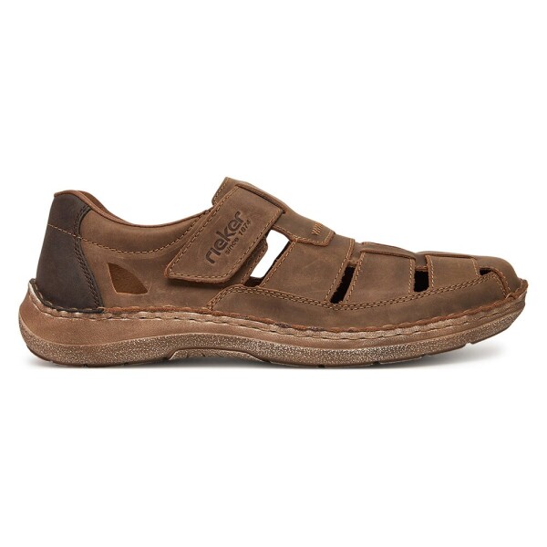 Sandály Rieker 03078-25 Přírodní kůže (useň)/-Přírodní kůže (useň)