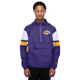 New Era Pánská bunda Los Angeles Lakers NBA Quarter Zip Windbreaker Velikost: XL