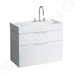 Laufen - Kartell Umyvadlo 900x460 mm, se 3 otvory pro baterii, SaphirKeramik, bílá H8103390001581