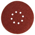 Brusný výsek na suchý zip, 225mm, P220, 8 otvorů, bal. 5ks, BURLEY