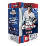 2026 Topps Chrome Baseball Blaster Box - sběratelské karty MLB