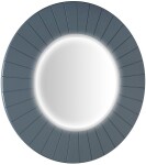 SAPHO - LUMIRO STRIP kulaté zrcadlo s LED osvětlením v rámu ø 90cm, siena LR950-4242S