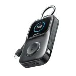 Joyroom JR-W19 černá / Powerbanka / 5000 mAh / 1x USB-C / 1x Lightning + 1x USB-C kabel / bezdrátové nabíjení (6956116781514)