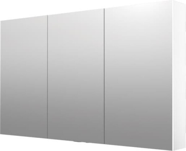 Zrcadlová skříňka Naturel 120x72 cm lamino bílá lesklá GALCA1120BL GALCA1120BL
