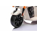 Mamido Dětská elektrická motorka Chopper INDIAN bílá