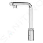 GROHE - Minta SmartControl Dřezová baterie s výsuvnou koncovkou, SmartControl, supersteel 31613DC0