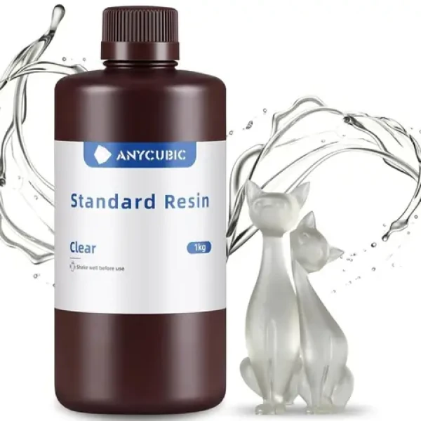 AnyCubic UV Resin Standard Clear 1 kg / UV pryskyřice - tekutý tiskový materiál (6974662350428)