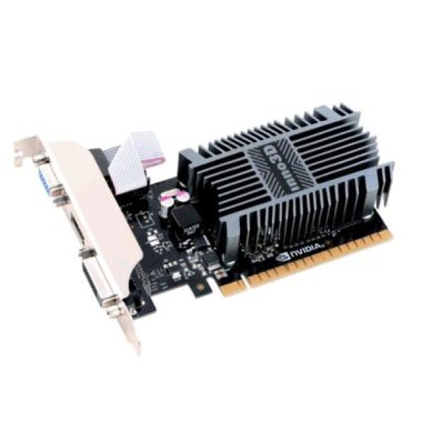 Inno3D GeForce GT 710 2GB / GeForce GT710 954 MHz / 2GB SDDR3 / 64bit / PCIe x16 / D-Sub+DVI+HDMI (N710-1SDV-E3BX)