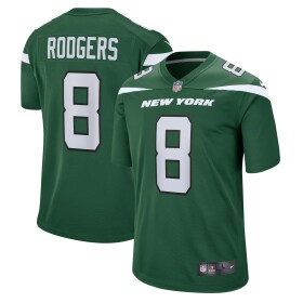 Nike Pánský dres New York Jets NFL Aaron Rodgers #8 Game - Zelená Velikost: 2XL