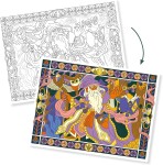 Djeco Djeco, DJ08695, Colouring Gallery, sada antistresových omalovánek, Heroic