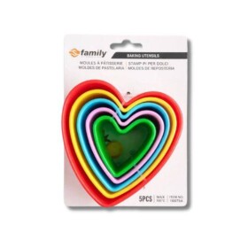 Dortisimo Sada vykrajovátek Srdíčka (5 ks)