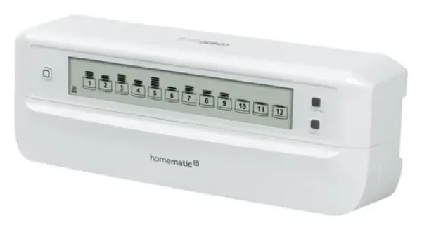 Homematic IP HmIP-FALMOT-C12 Akční člen podlahového vytápění s LCD - 12 kanálů / 24V/230V (HmIP-FALMOT-C12)