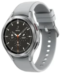 SAMSUNG Galaxy Watch 4 Classic (46 mm) stříbrná / Chytré hodinky / AMOLED / Wi-Fi / Bluetooth / NFC / GPS / Wear OS (SM-R890NZSAEUE)