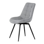 Jídelní židle, šedá, látka, HC-T1130 GREY2