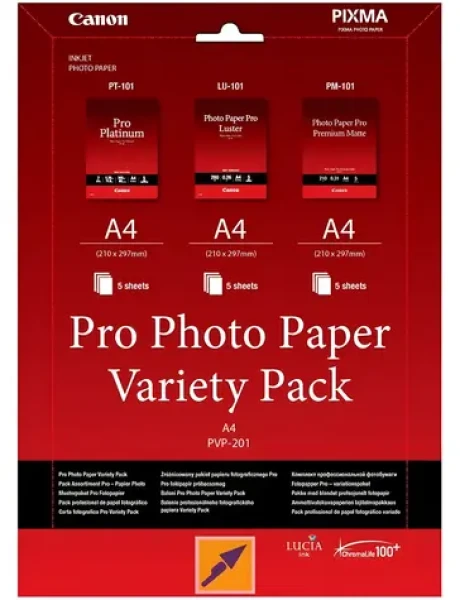 Canon PVP-201 PRO / Fotopapír / Variety Pack / A4 (6211B021)